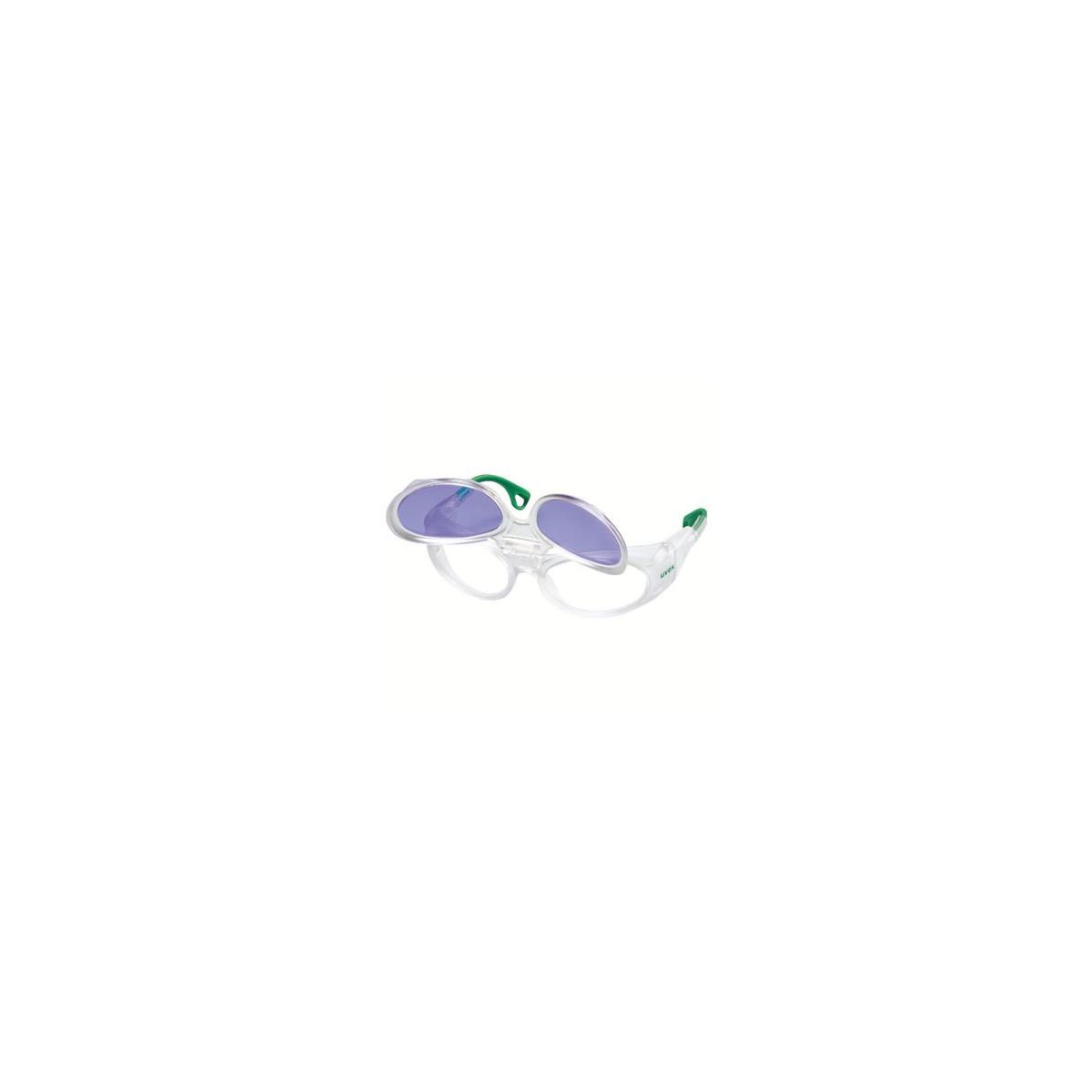 uvex Vollrand Schutzbrille uvex RX cd 5505 flip-up Didymium plan PC SET