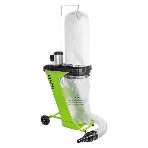 Аспірація Zipper ZI-ASA550B для ЧПУ та деревообробки, стружковідсмоктувач 1150 м³/год, 230 В