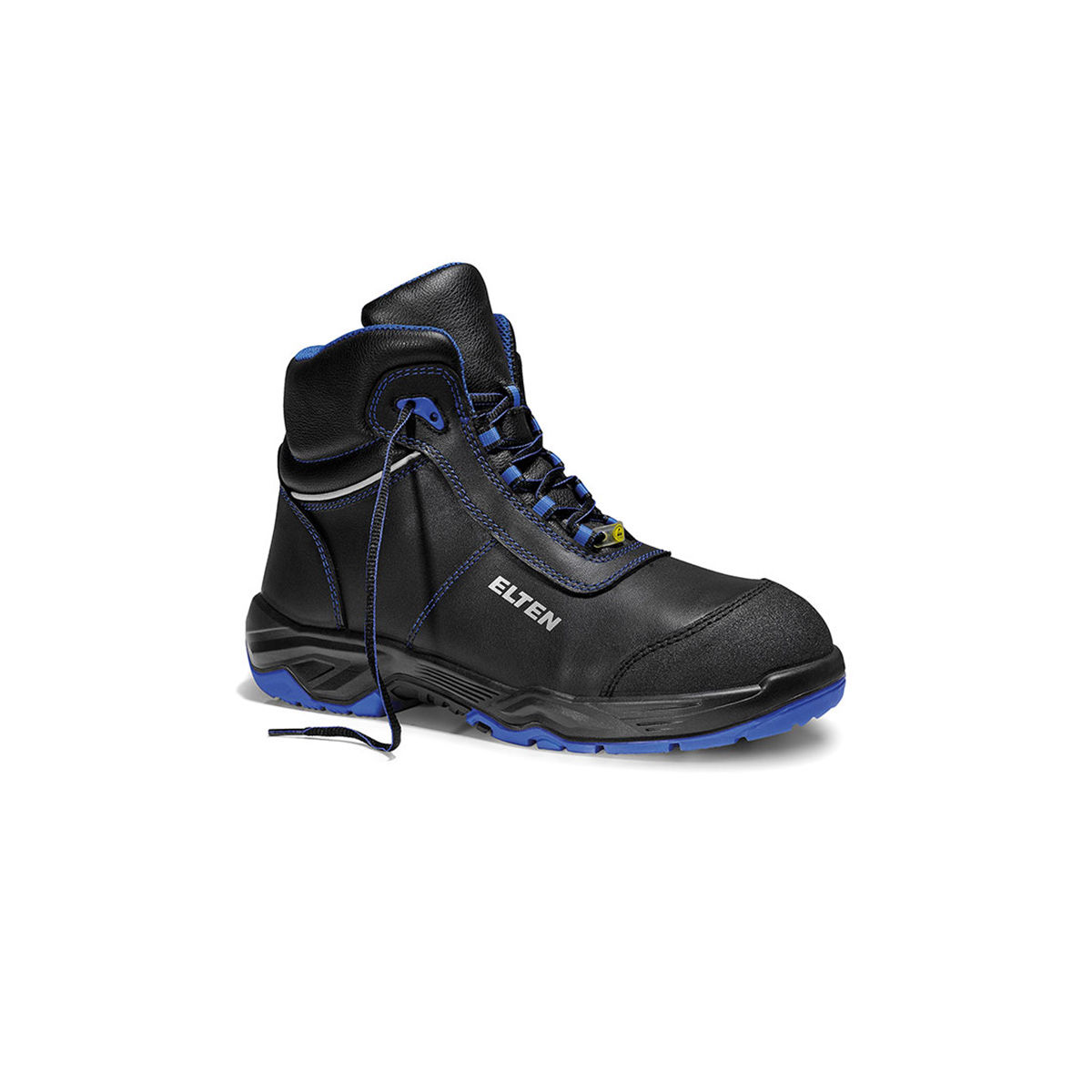 Sicherheitsschnürstiefel REACTION blau Mid ESD S3S, Größe 38