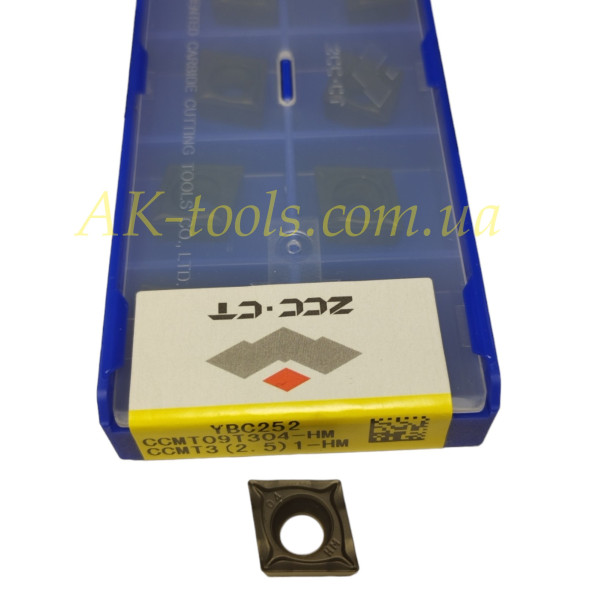 80° CNMG+ССМT · CCMT09T304-HM YBC252 ZCC Original