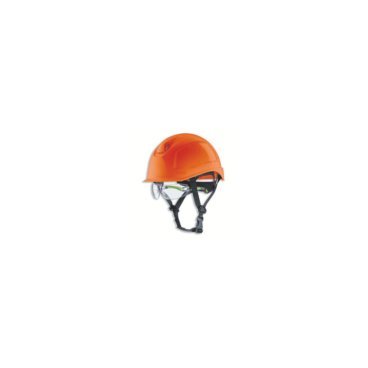 Schutzhelm uvex pheos S-KR IES orange mit Lüftungen