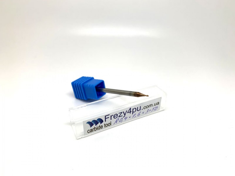 Мікрофреза кінцева сферична R0.4*1.6*3*45
