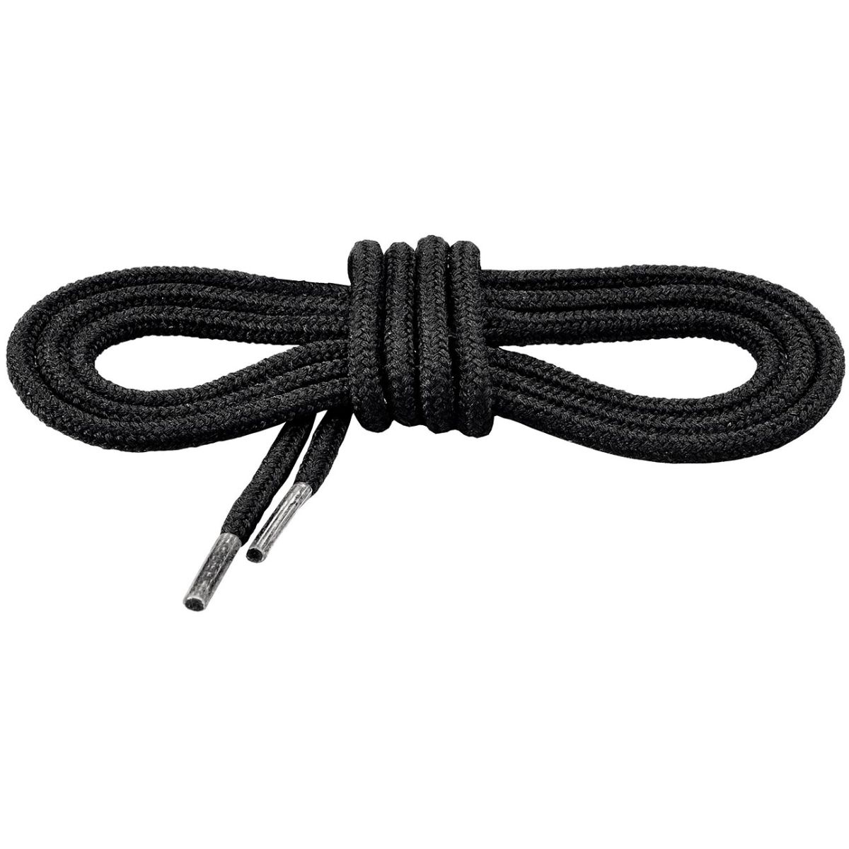 Schnürsenkel schwarz rund , schwarz, Länge: 100cm