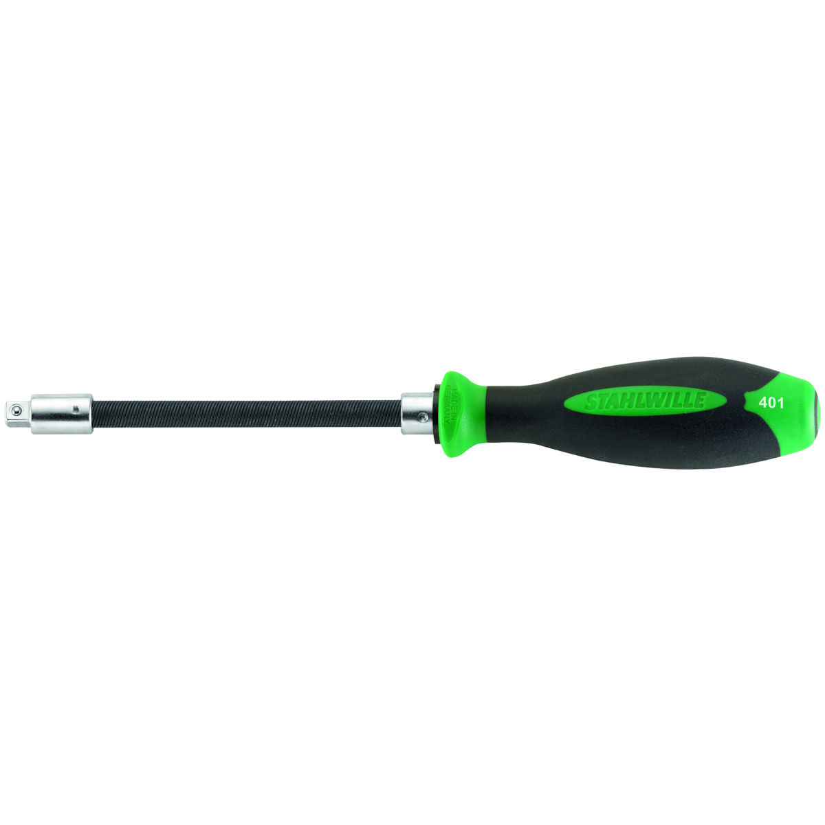 Steckgriff, 1/4 Zoll Schaft flexibel, ganze Länge: 240mm