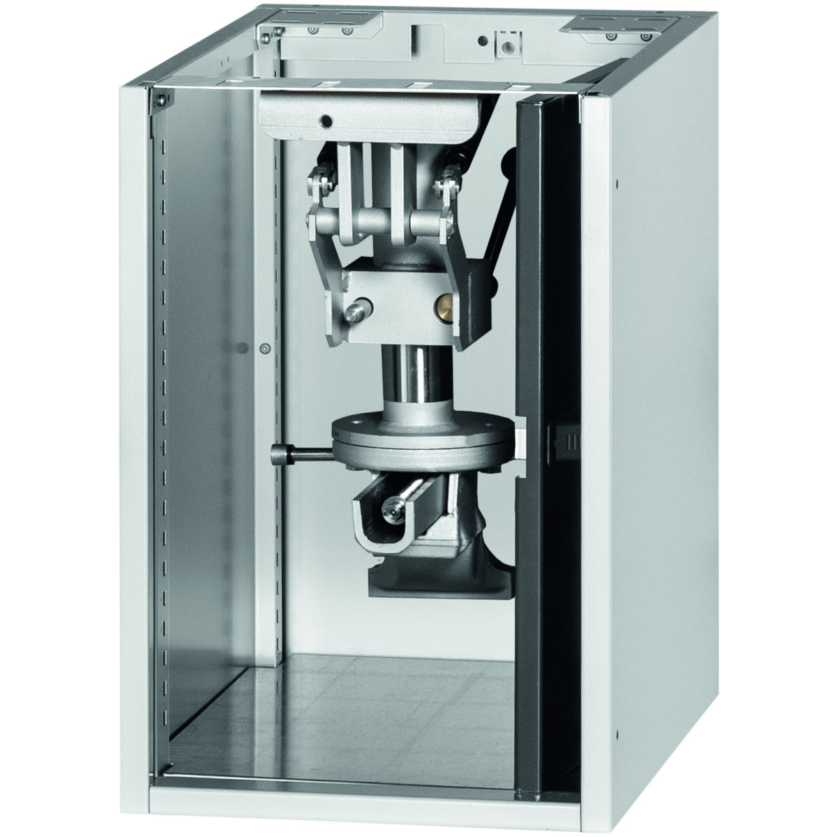 Gehäuse 16G komplett mit Klapp-/Höhenverstellgerät und Schraubstock, Höhe: 600mm