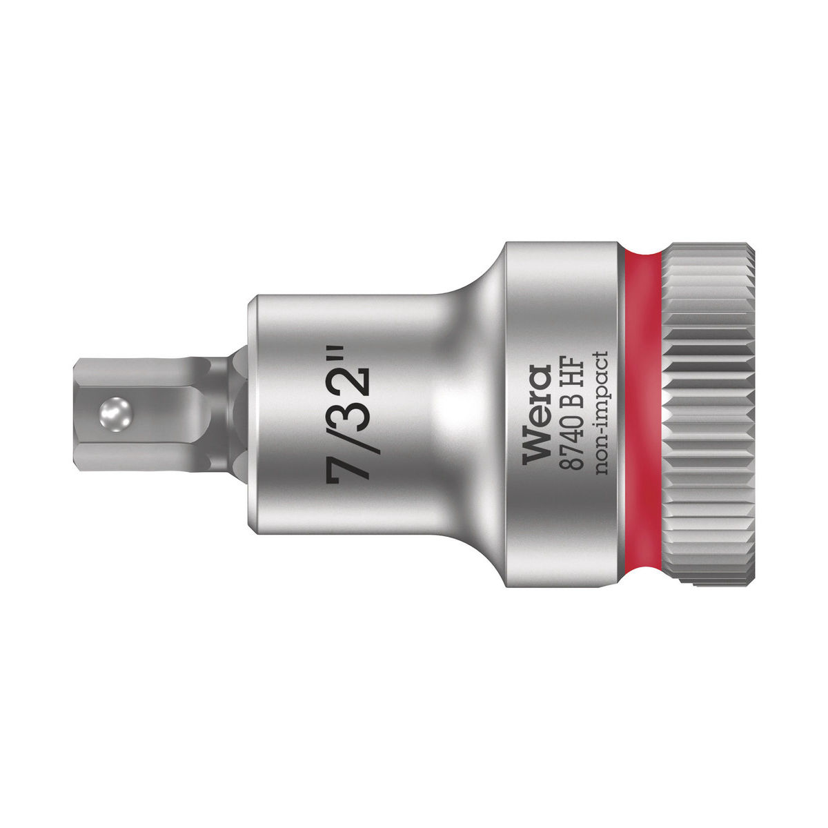 8740 B HF Zyklop Bitnuss mit 3/8″-Antrieb, mit Haltefunktion für Innensechskantschrauben, 7/32″ x 35 mm