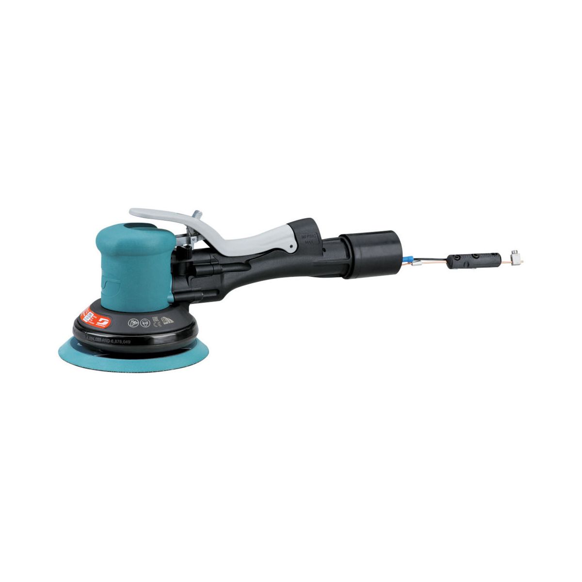 Zufallsorbital-Schleifmaschine mit Doppelgriff und zentralem Staubabsauganschluss, Durchmesser 6″ (152 mm), für ESD