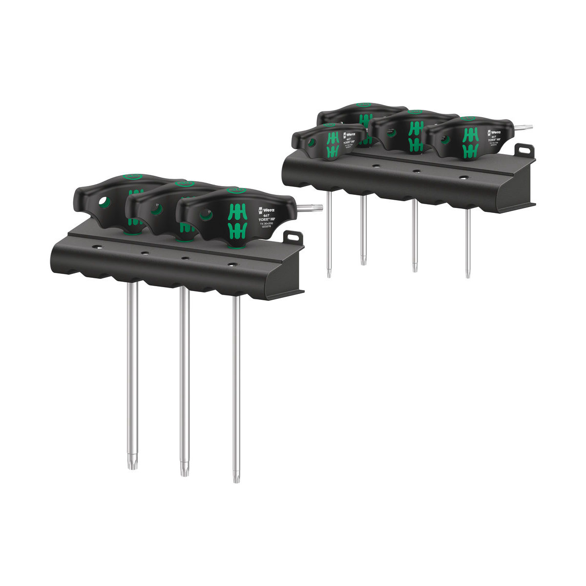 467/7 TORX® HF Set 1 Schraubendrehersatz Quergriff TORX® Schraubendreher mit Haltefunktion, 7-teilig
