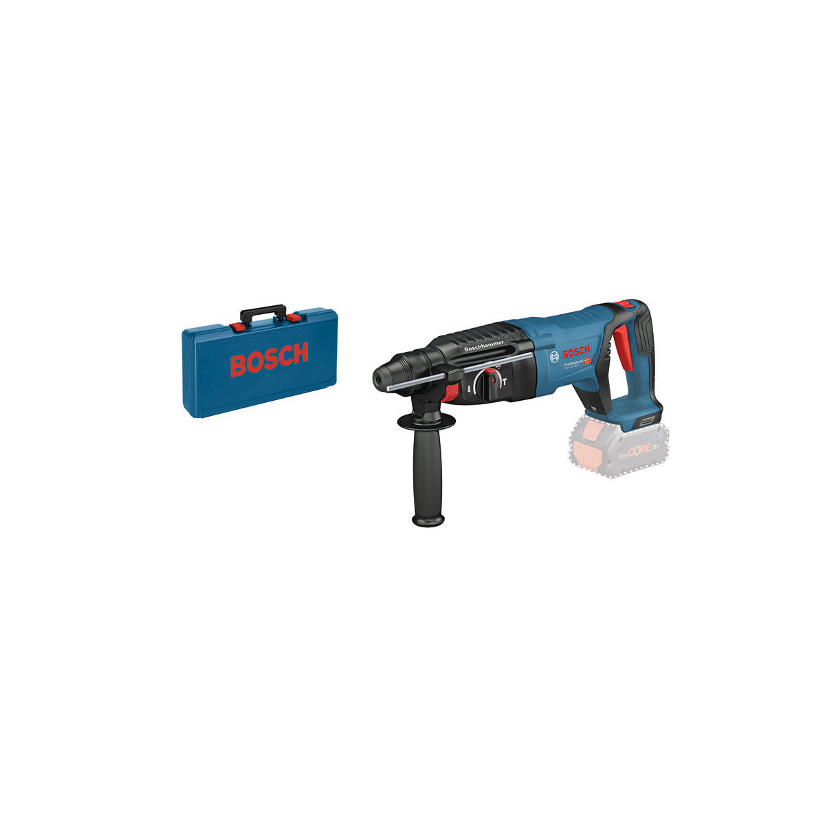 Akku-Bohrhammer mit SDS plus GBH 18V-26 D, Solo Version, Handwerkerkoffer