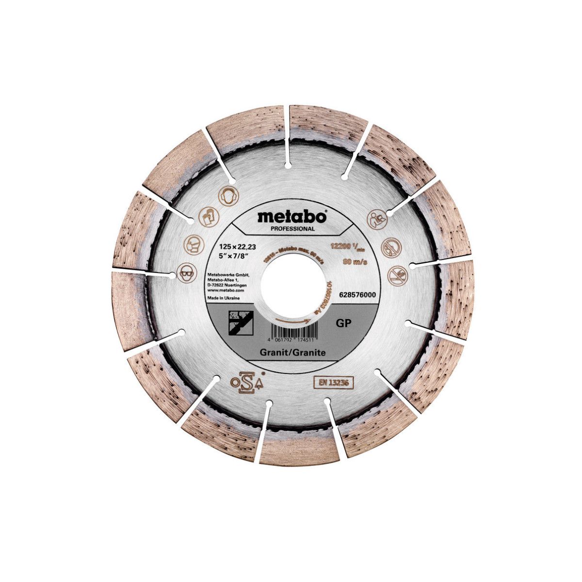 Diamanttrennscheibe GP prof.125x22,23mm