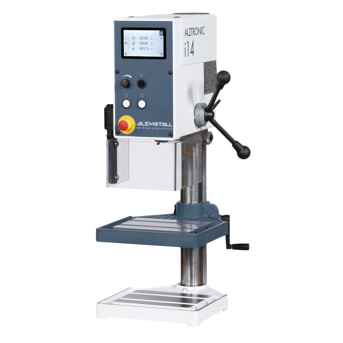 Tischbohrmaschine ALZTRONIC, maximaler Bohr-⌀ in Stahl: 14mm