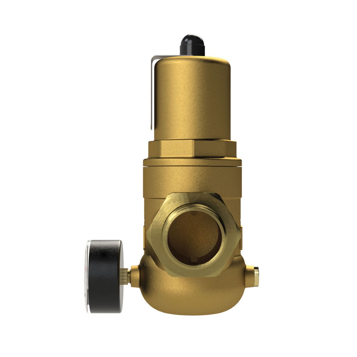 Druckregler für Trinkwasser, Rotguss, mit Manometer, R 1 1/2 AG, 1 - 8 bar