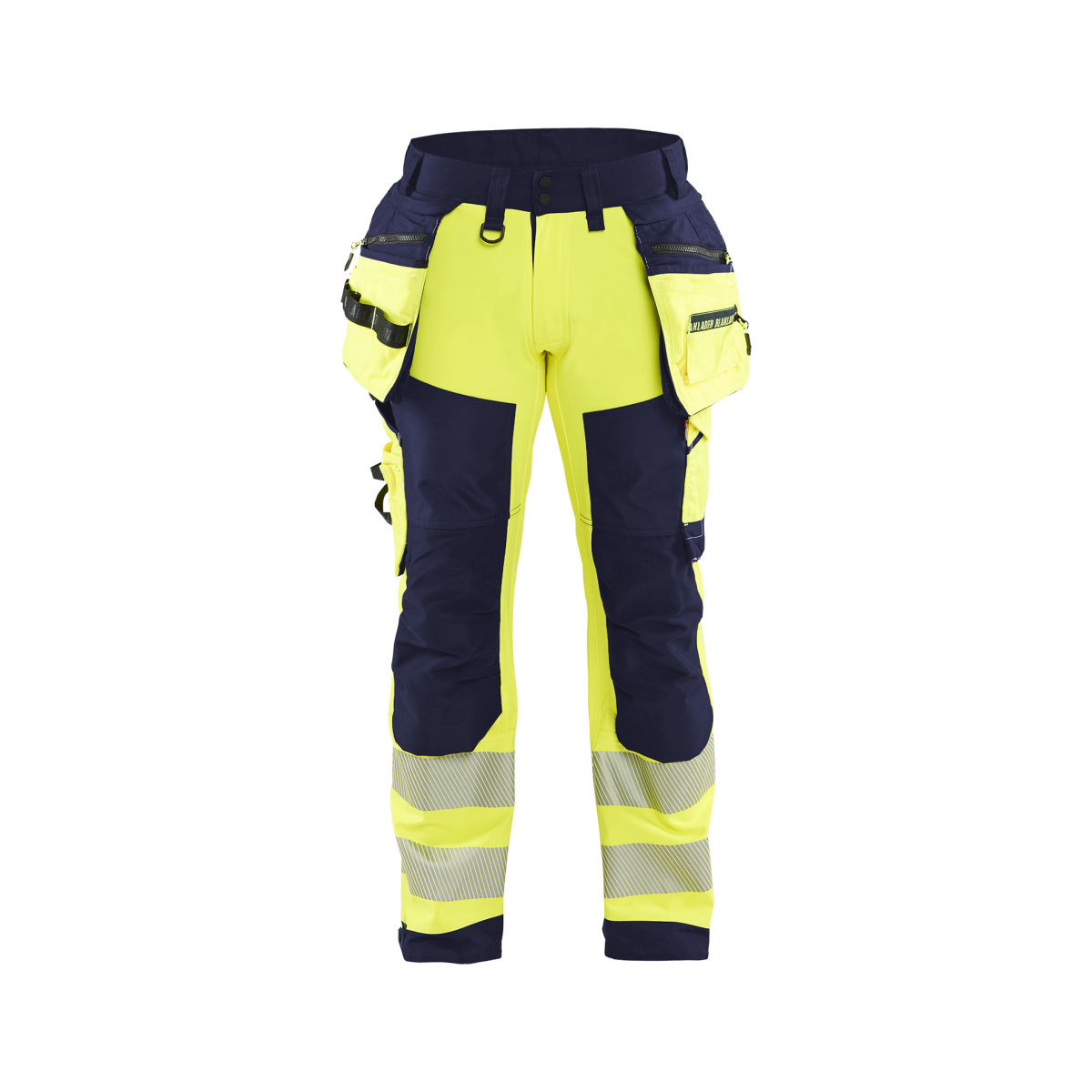 High Vis Softshell Arbeitshose High Vis Gelb/Marineblau C52, high vis gelb / marineblau