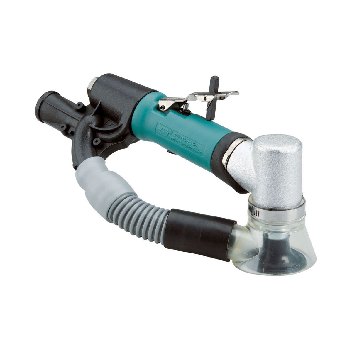 Scheibenschleifmaschine mit 2″ (51 mm) Durchmesser und 7-Grad-Versatz, mit eigenem Absaugsystem