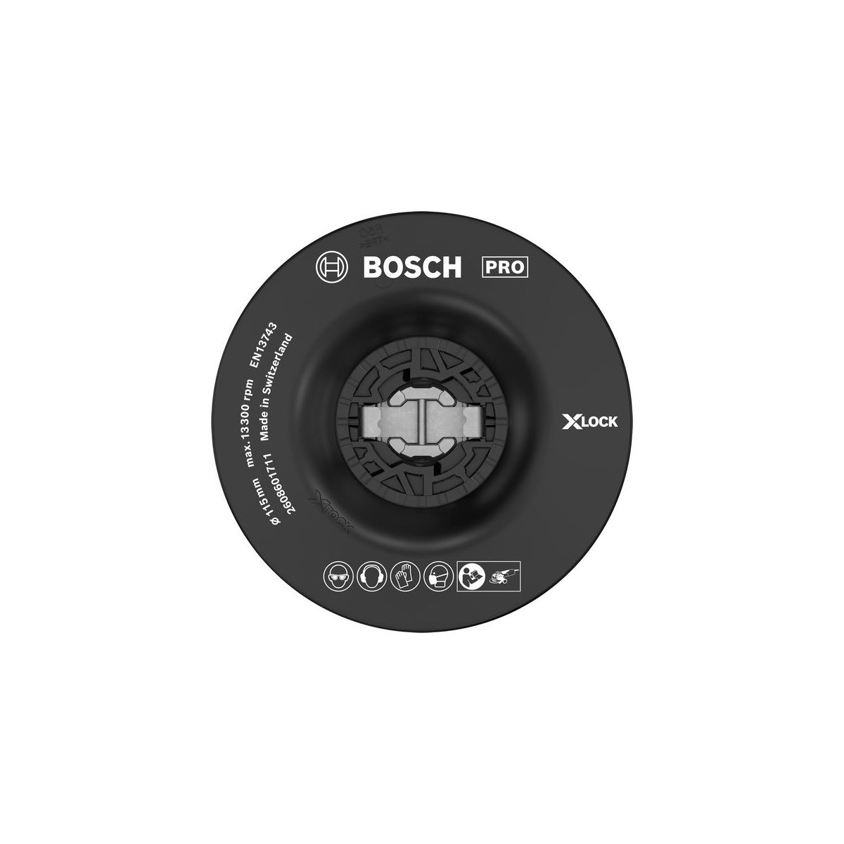 X-LOCK Stützteller 115 mm weich