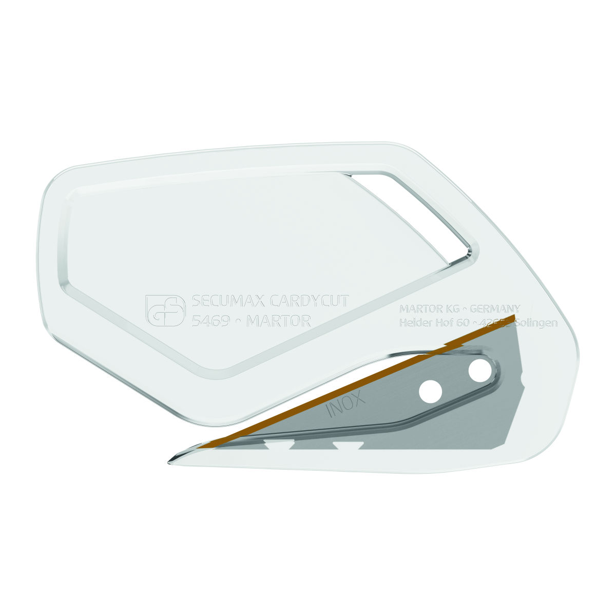 Sicherheitsmesser SECUMAX CARDYCUT 10-teilig, TiN, Anzahl: 10