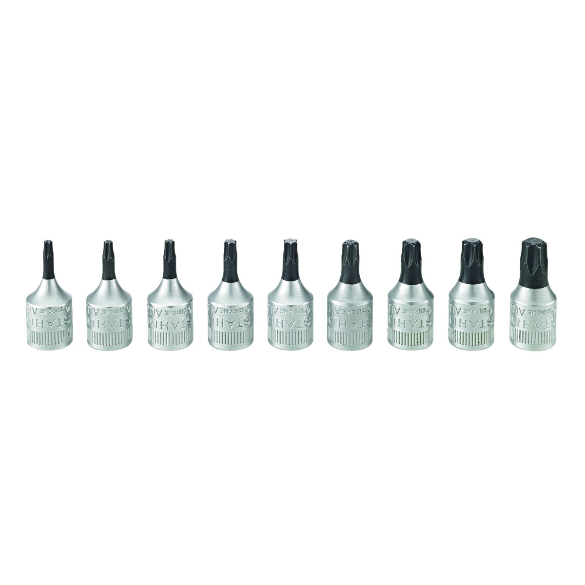 Satz Schraubendreher-Einsätze für Torx®, 1/4 Zoll-Vierkant 9-teilig, Typ: 1/4