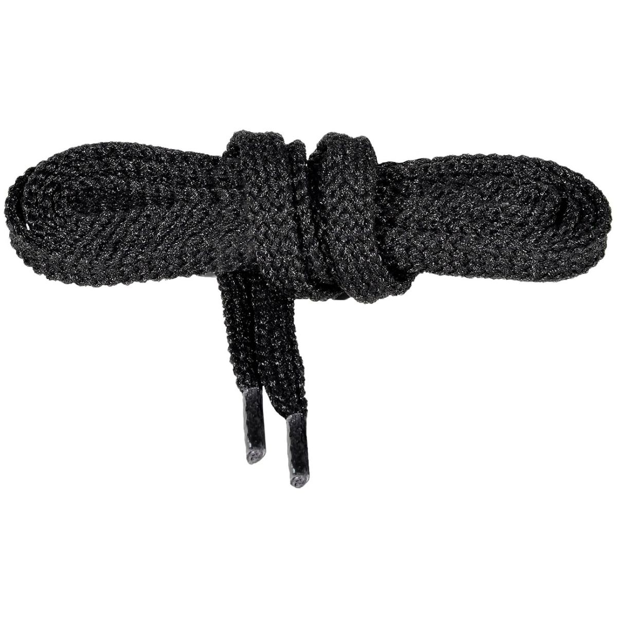 Schnürsenkel schwarz flach , schwarz, Länge: 120cm