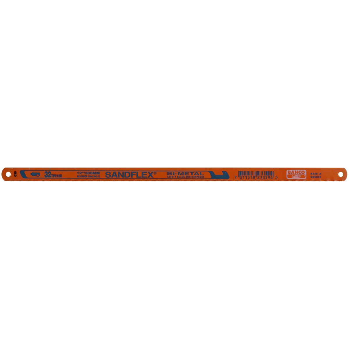 Handsägeblatt einseitig SANDFLEX®, Bimetall