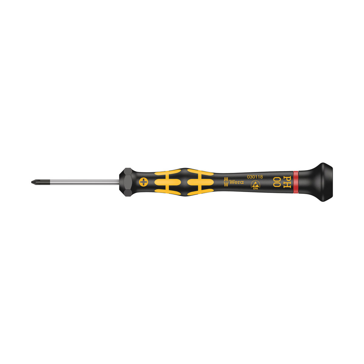 1550 PH ESD Kraftform Micro Kreuzschlitz-Schraubendreher, PH 00 x 40 mm