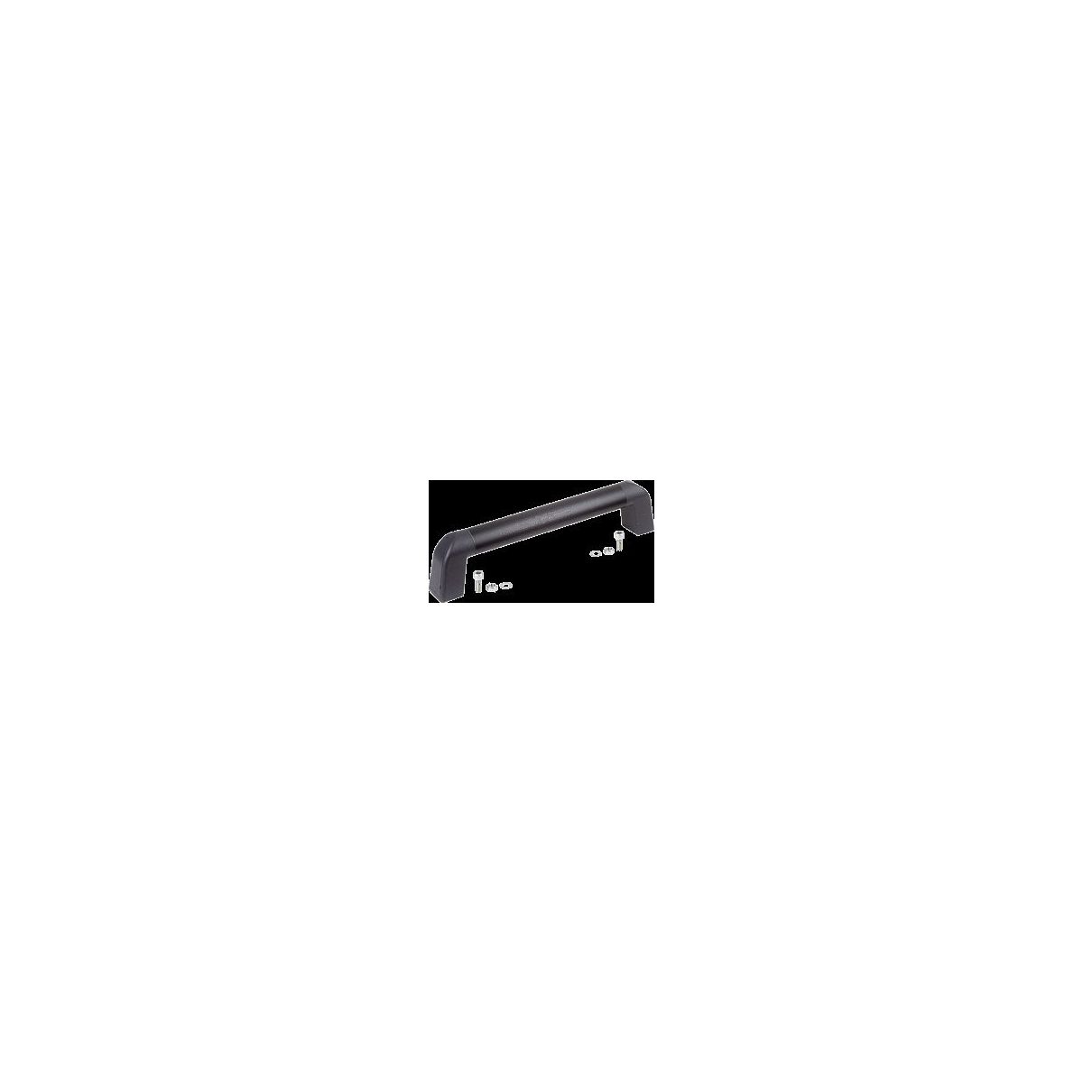 Rohrgriff, Bighand, eloxiert, schwarz, Aluminium