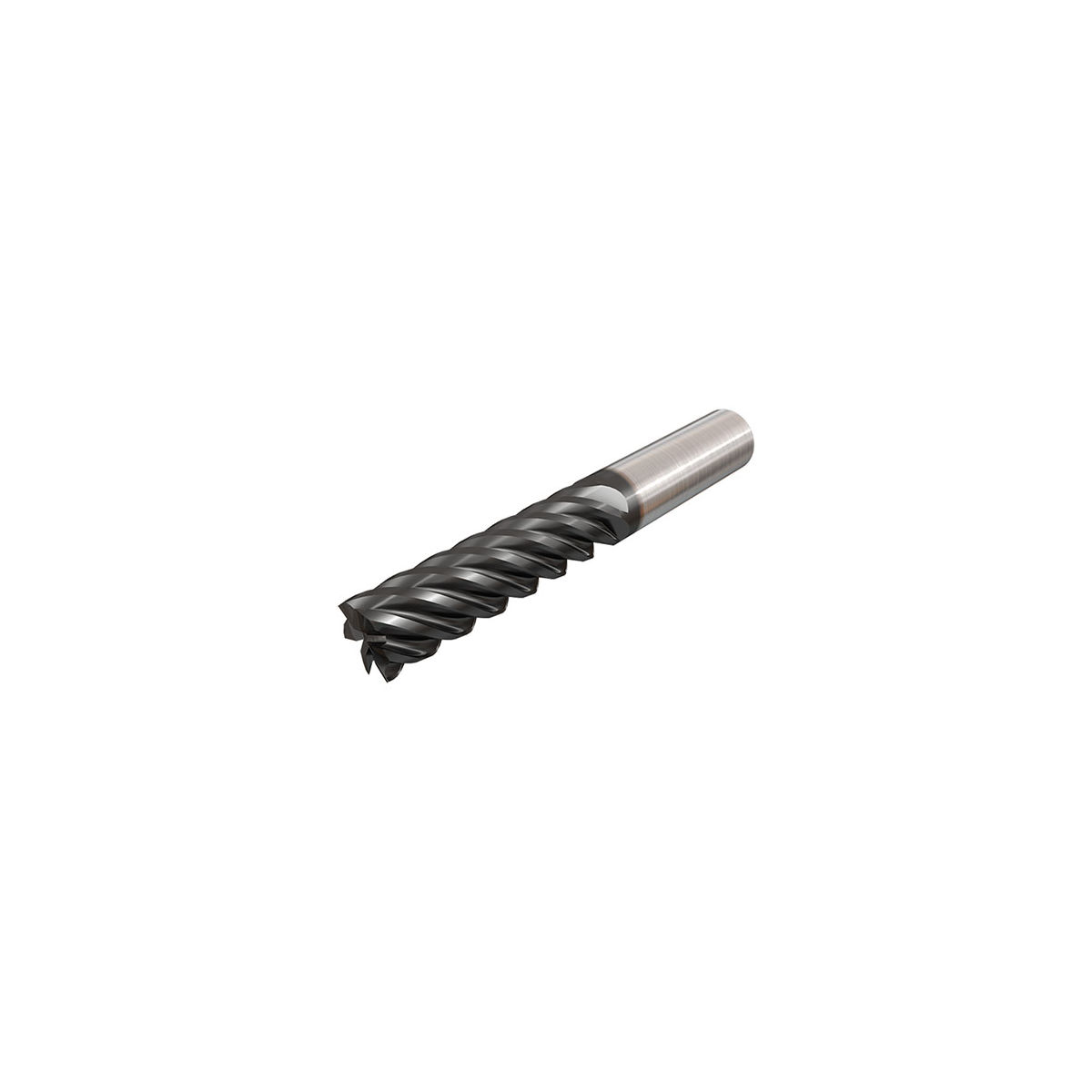 ECLI-B-6 375-1.5-C375 IC900 Lange Vollhartmetall-Schaftfräser, zentrumschneidend, 4-6 Schneiden, 45° Spiralwinkel.