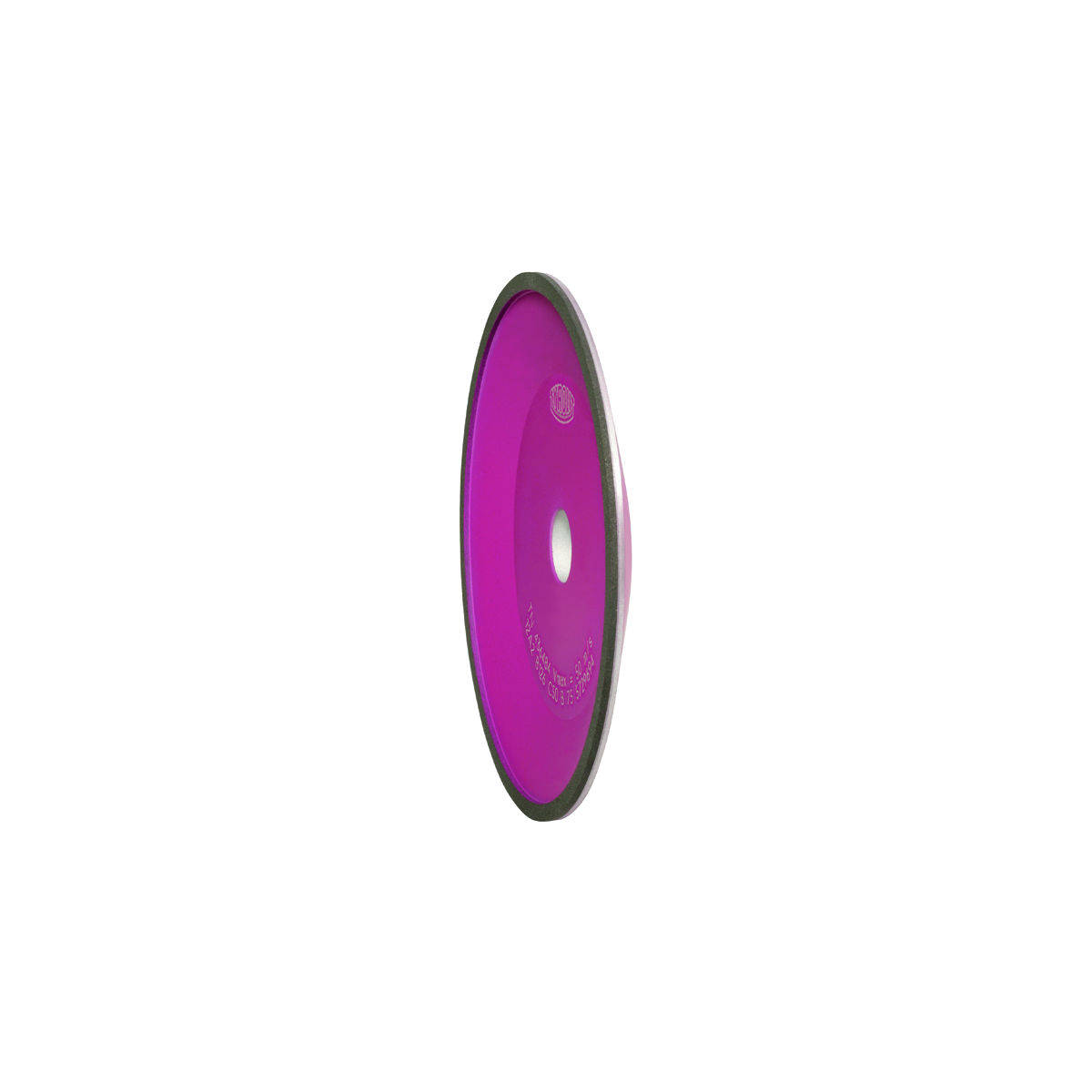 CBN-Teller-Schleifscheibe D×T×H (mm), 150×25×20, Typ: B126