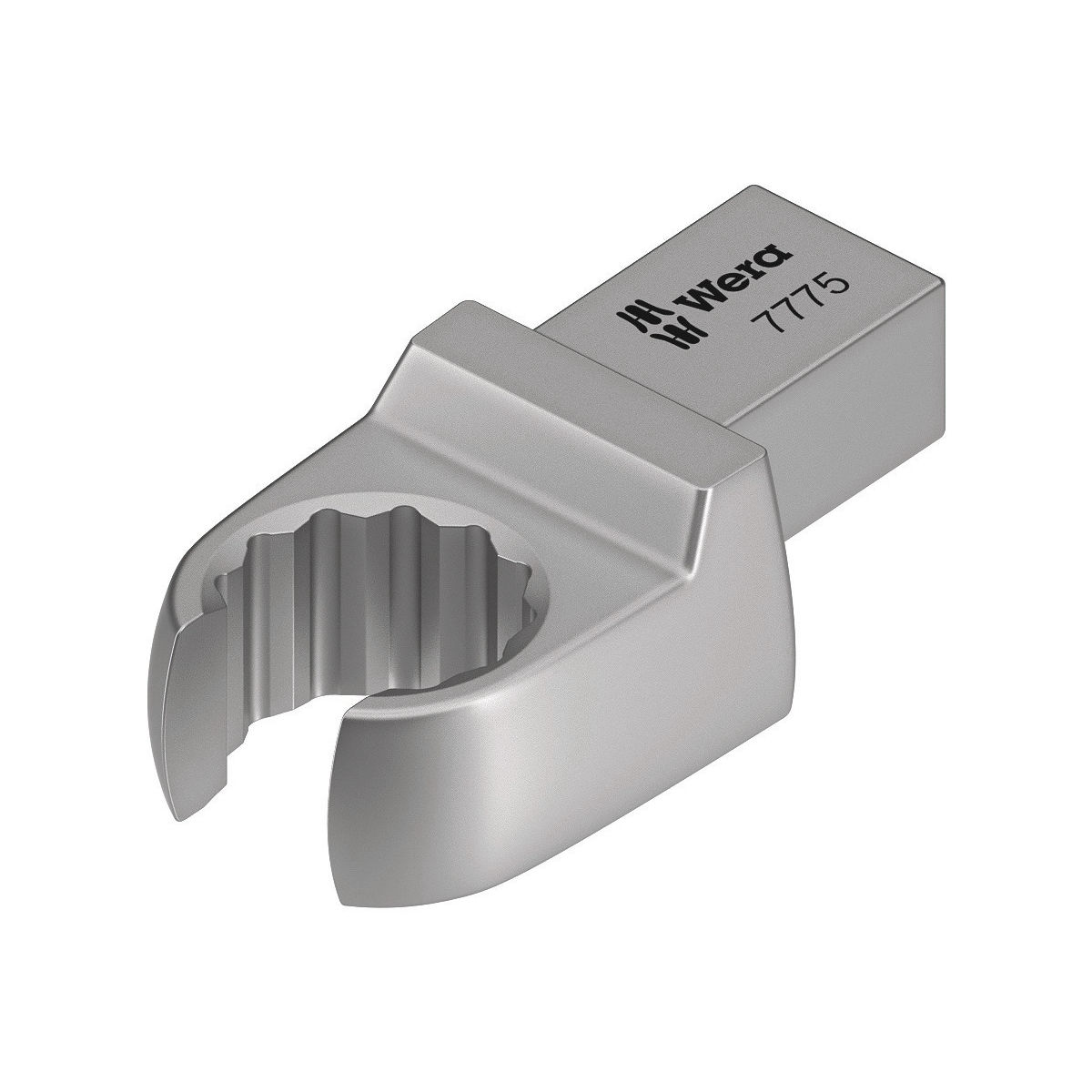 7775 Einsteck-Ringschlüssel, offen, 9x12 mm, 9x12 x 13 x 44 mm