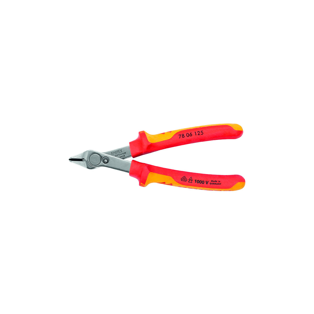 Elektronik-Seitenschneider Super Knips® VDE-isoliert, KW, ganze Länge: 125mm