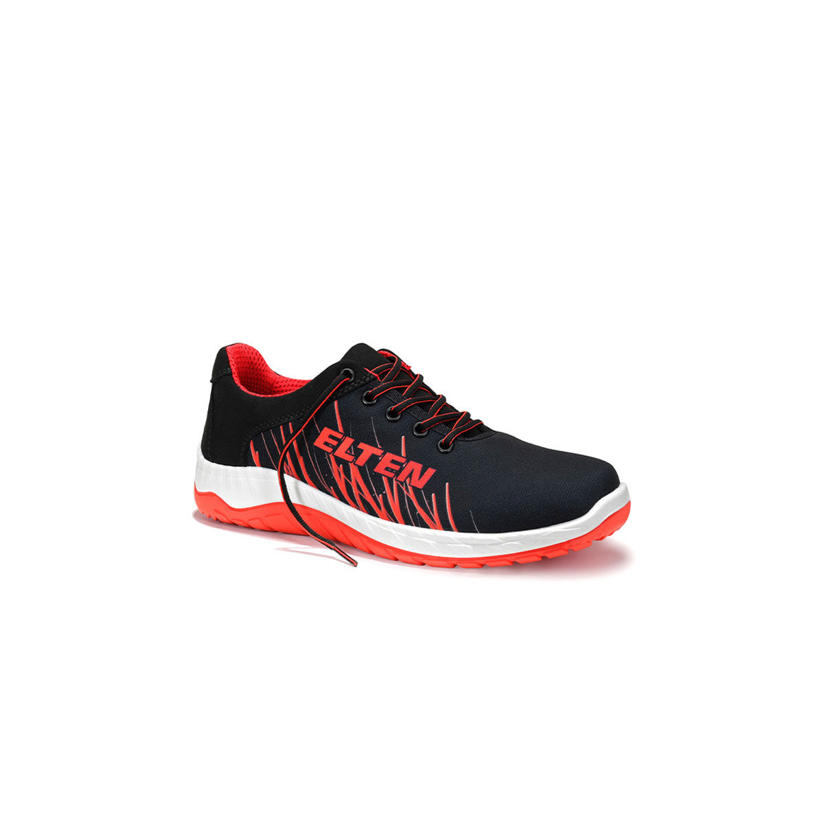 Berufshalbschuh LANA schwarz-rot Low ESD O1, Größe 40