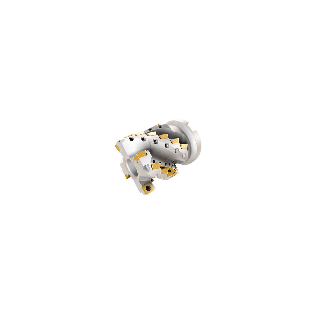 SDK D2.0-1.9-4-1.00-10-HP Schaftfräser mit verlängerter Spannut und SDHW/T 100408 Wendeschneidplatten für die Bearbeitung von Titan