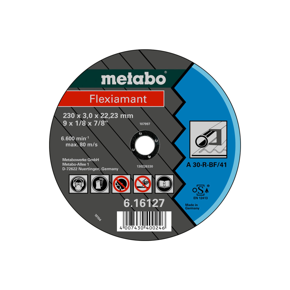 Flexiamant 230x3,0x22,23 Stahl, TF 42