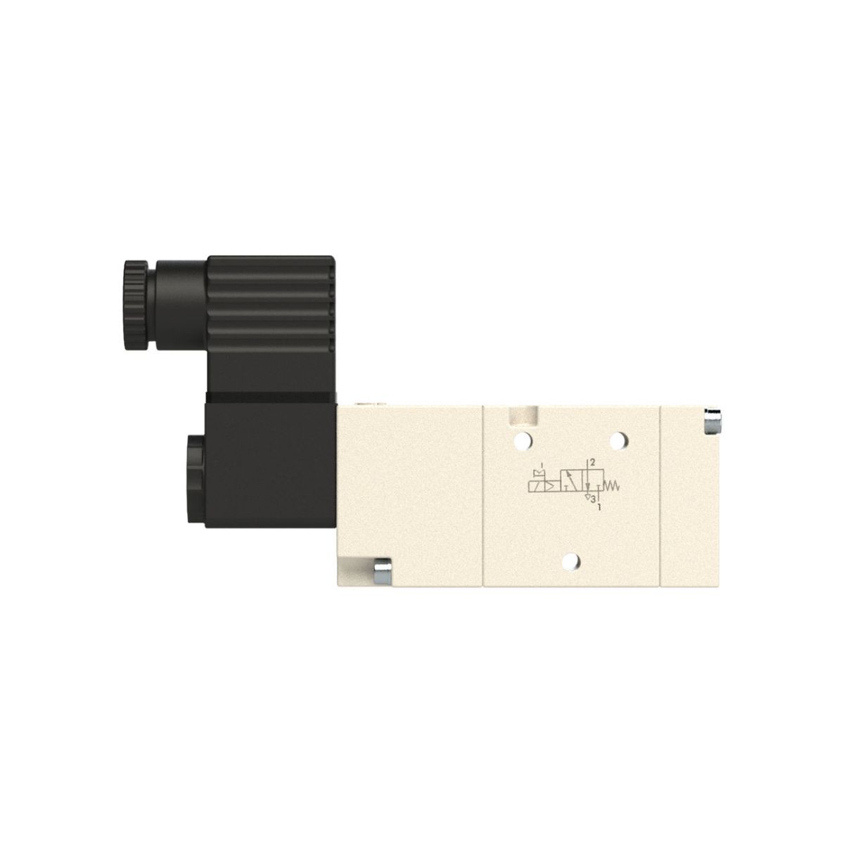 3/2-Wegeventil, elektropneumatisch, monostabil, G 3/8, NC, 24 V AC