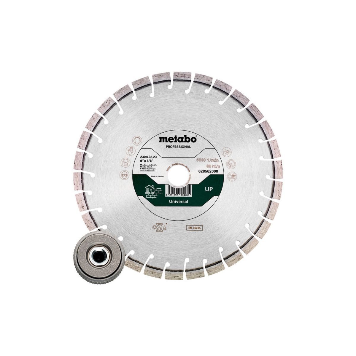 Set:1xDia-TS 230mm,UP+1xQuickspannmutter