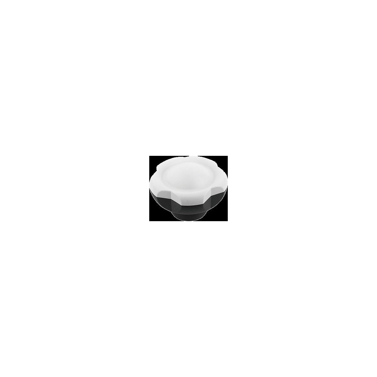 Fünfsterngriff, Form K, schwarzgrau RAL 7021, Thermoplast