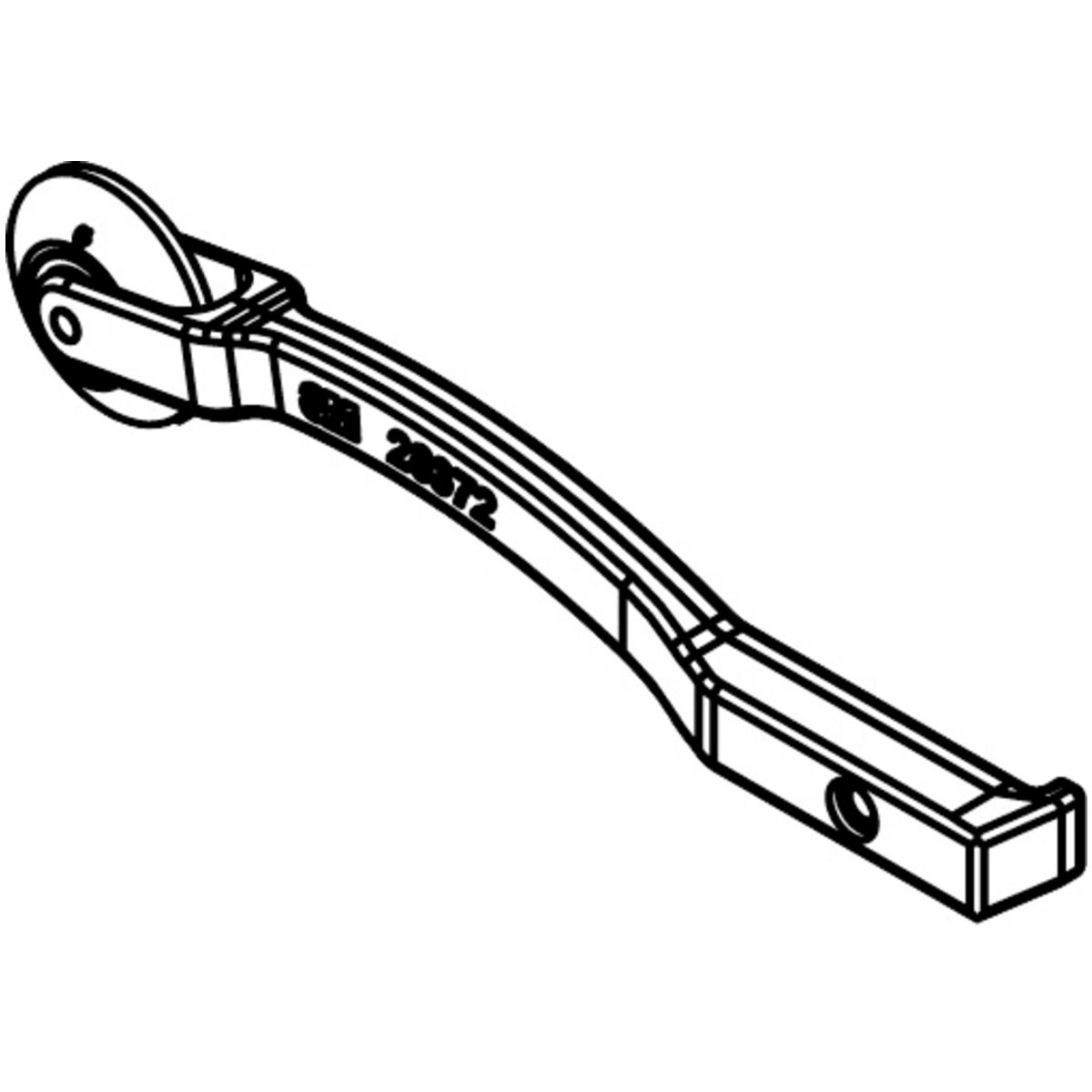 3M™ Kontaktarm für Feilenbandmaschine, 25 mm, 3 mm x 457 mm, 6 mm x 457 mm, 13 mm x 457 mm, für Eckprofile