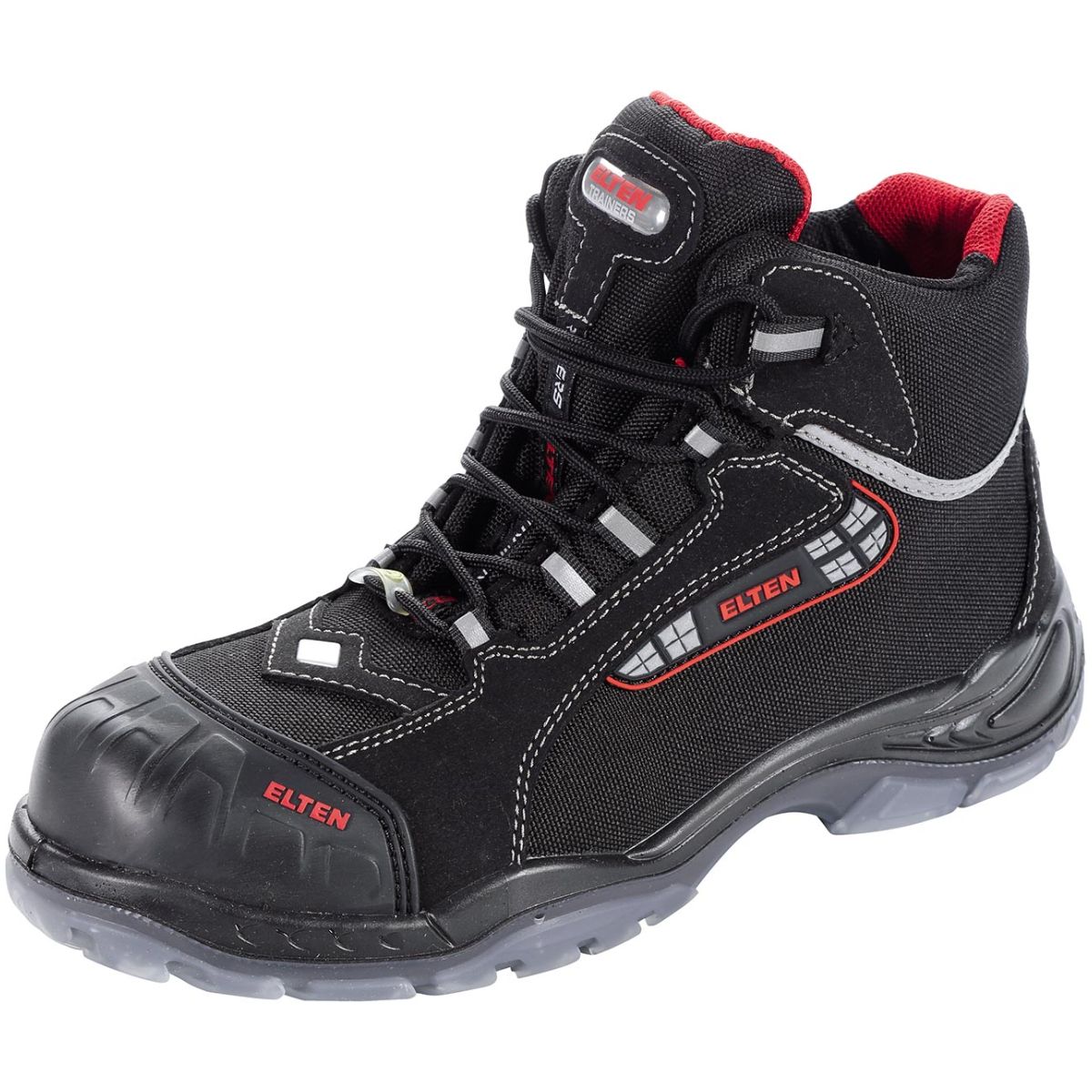 Schnürstiefel schwarz/rot SANDER PRO ESD, S3S, EU-Schuhgröße: 38