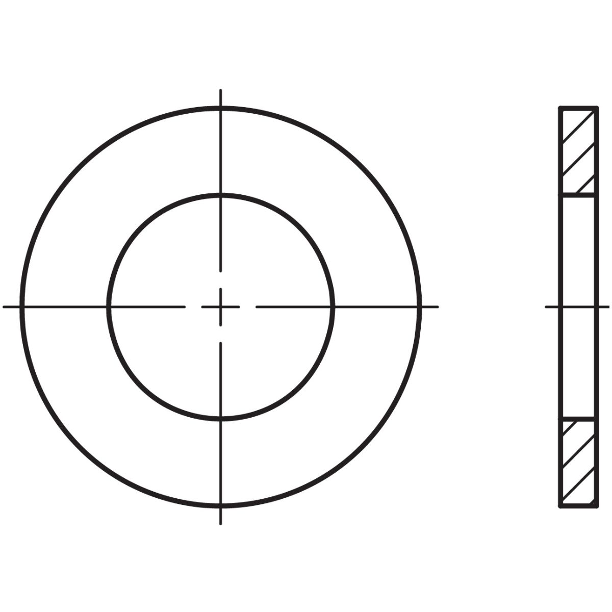 Messscheibe für Messbereich 50 − 100, Dicke: 0,5mm