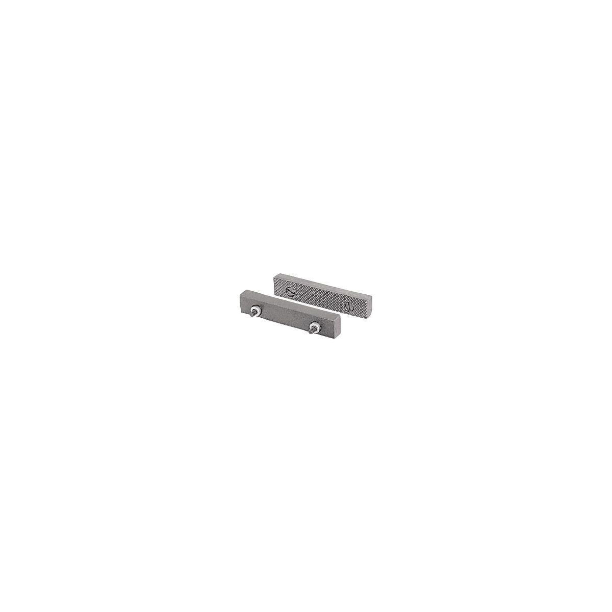 Ersatzbacken-Paar geriffelt, Backenbreite: 80mm