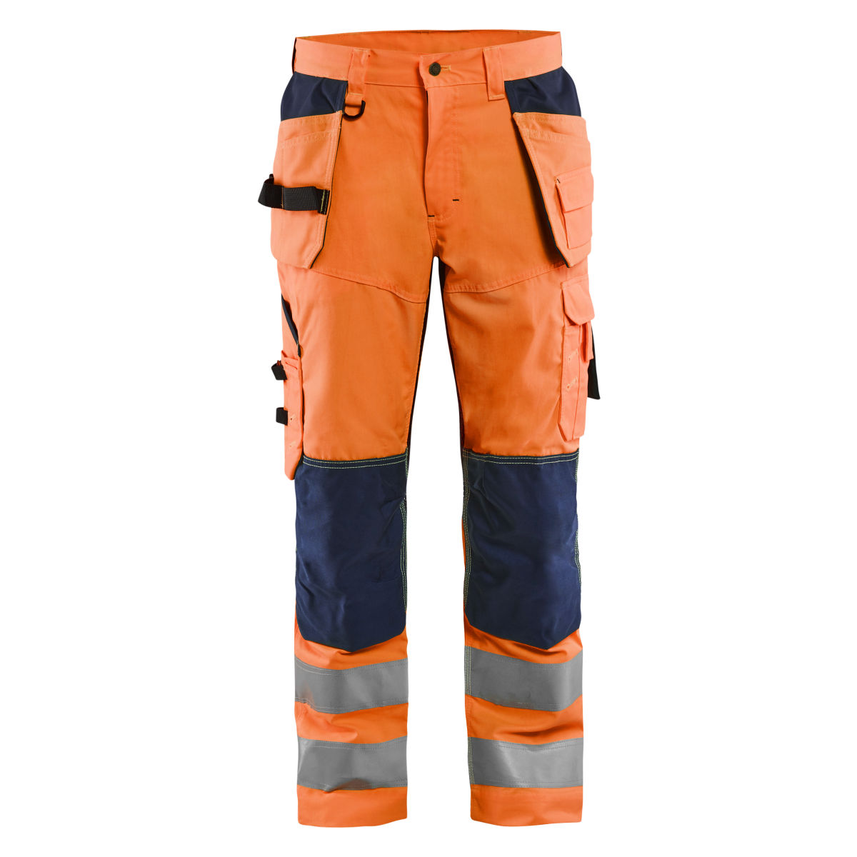 High Vis Arbeitshose mit Ventilationseffekt High Vis Orange/Marineblau D120, high vis orange / marineblau