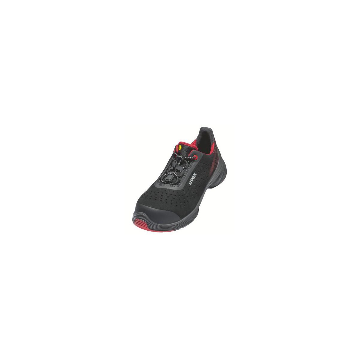 uvex 1 G2 Halbschuhe S1P schwarz/rot Weite 11 Größe 45