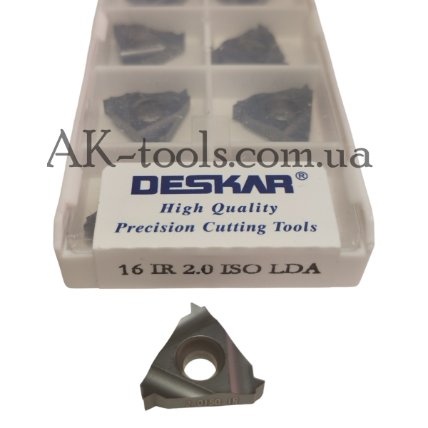 IR-різьбова пластина · 16IR-2.0 ISO LDA
