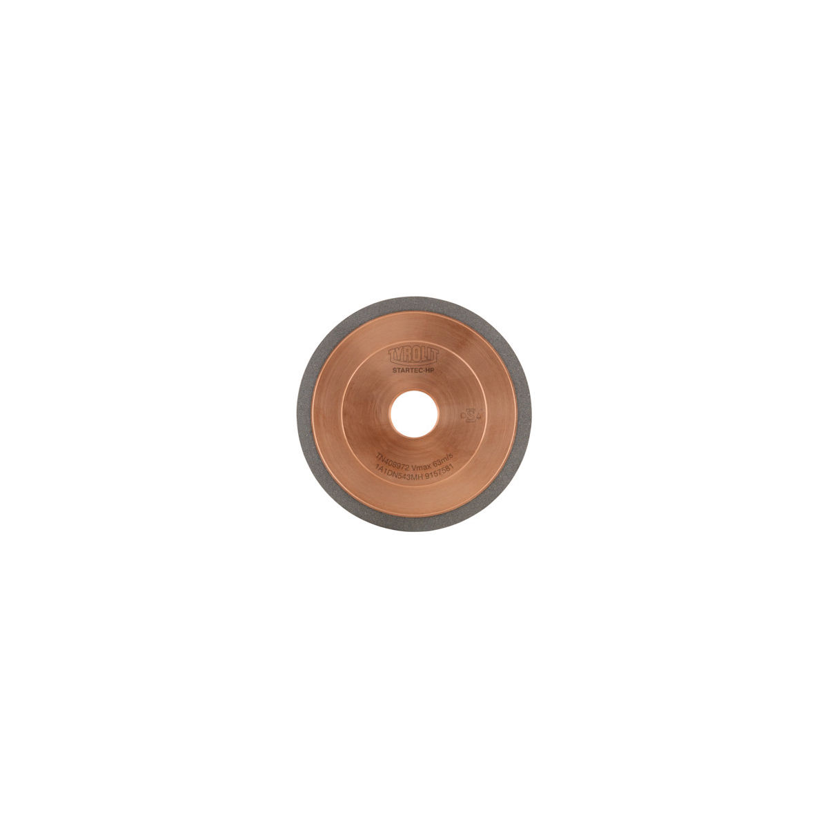 Tyrolit Startec-HP Schleifscheibe Nassschliff 100x6x20 mm D54 M Hartmetall