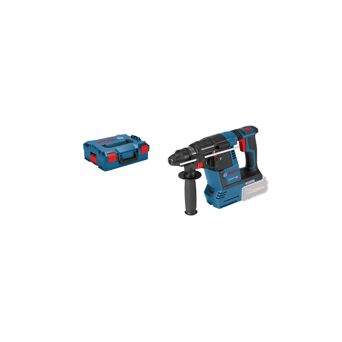 Akku-Bohrhammer mit SDS plus GBH 18V-26, Solo Version, L-BOXX