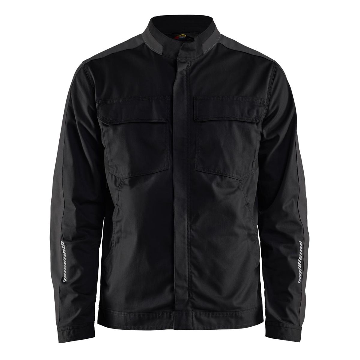 Bundjacke Industrie Stretch, schwarz / dunkelgrau, Unisex-Größe: S