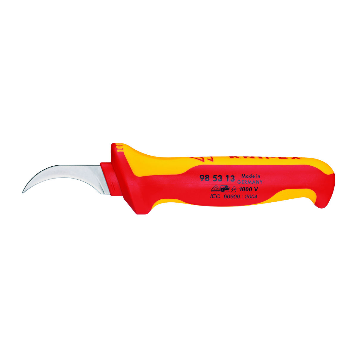 Kabelmantelmesser VDE-isoliert, schlanke Klinge