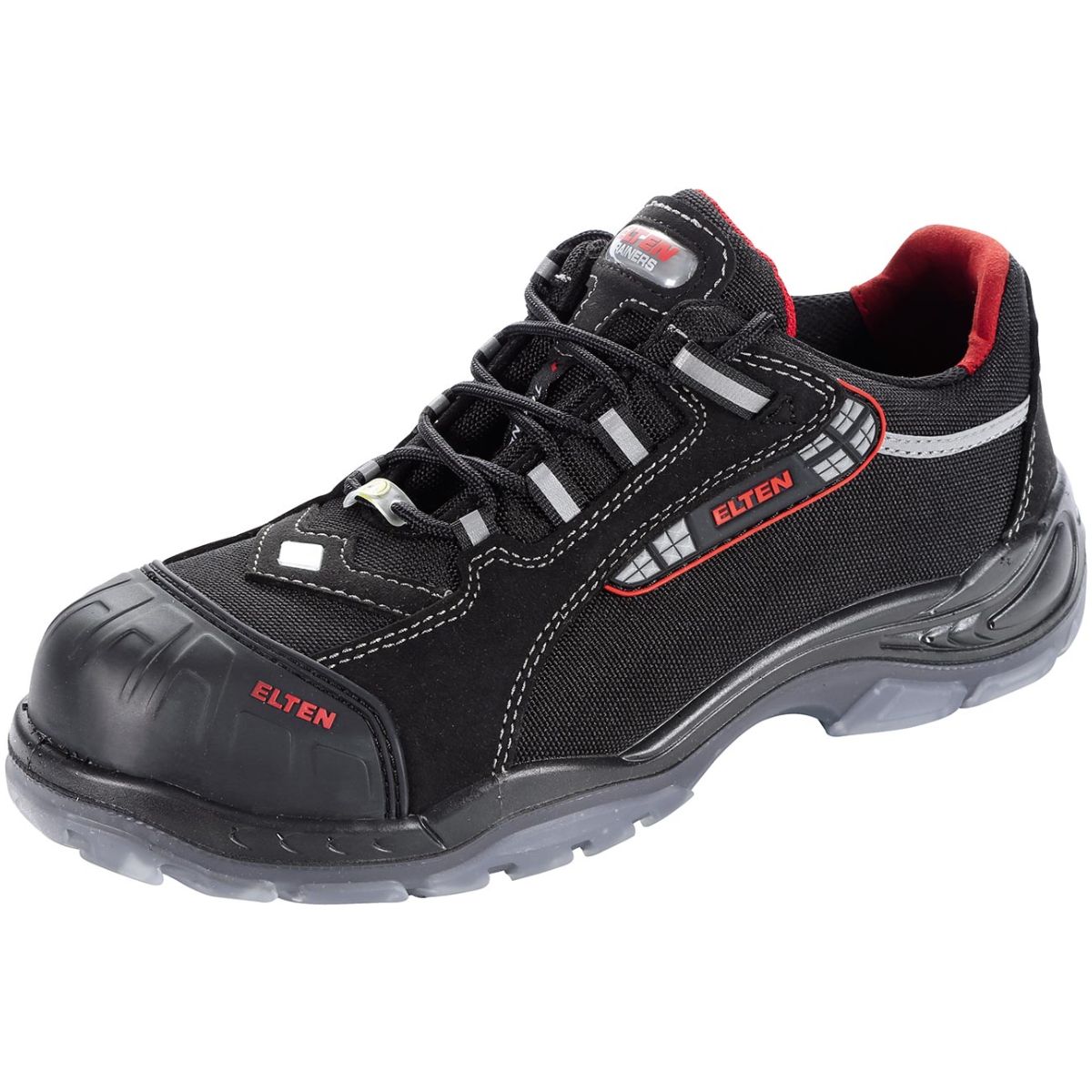 Halbschuh schwarz/rot SENEX PRO ESD, S3S, EU-Schuhgröße: 38