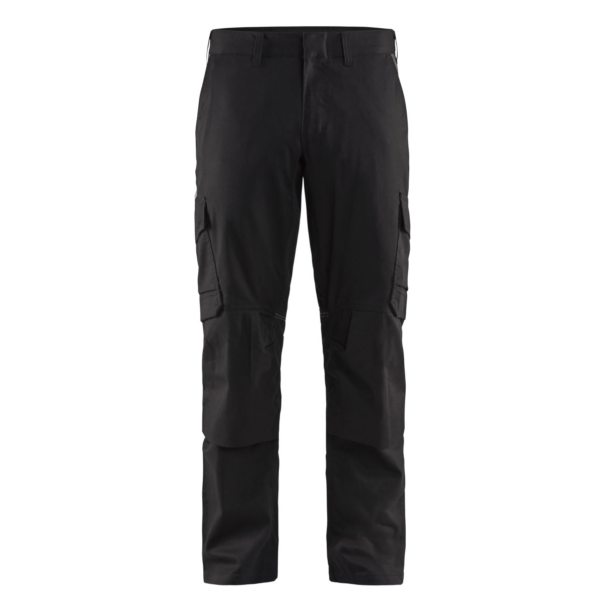 Industrie Arbeitshose Stretch mit Kniepolstertaschen Schwarz/Dunkelgrau C68, schwarz / dunkelgrau