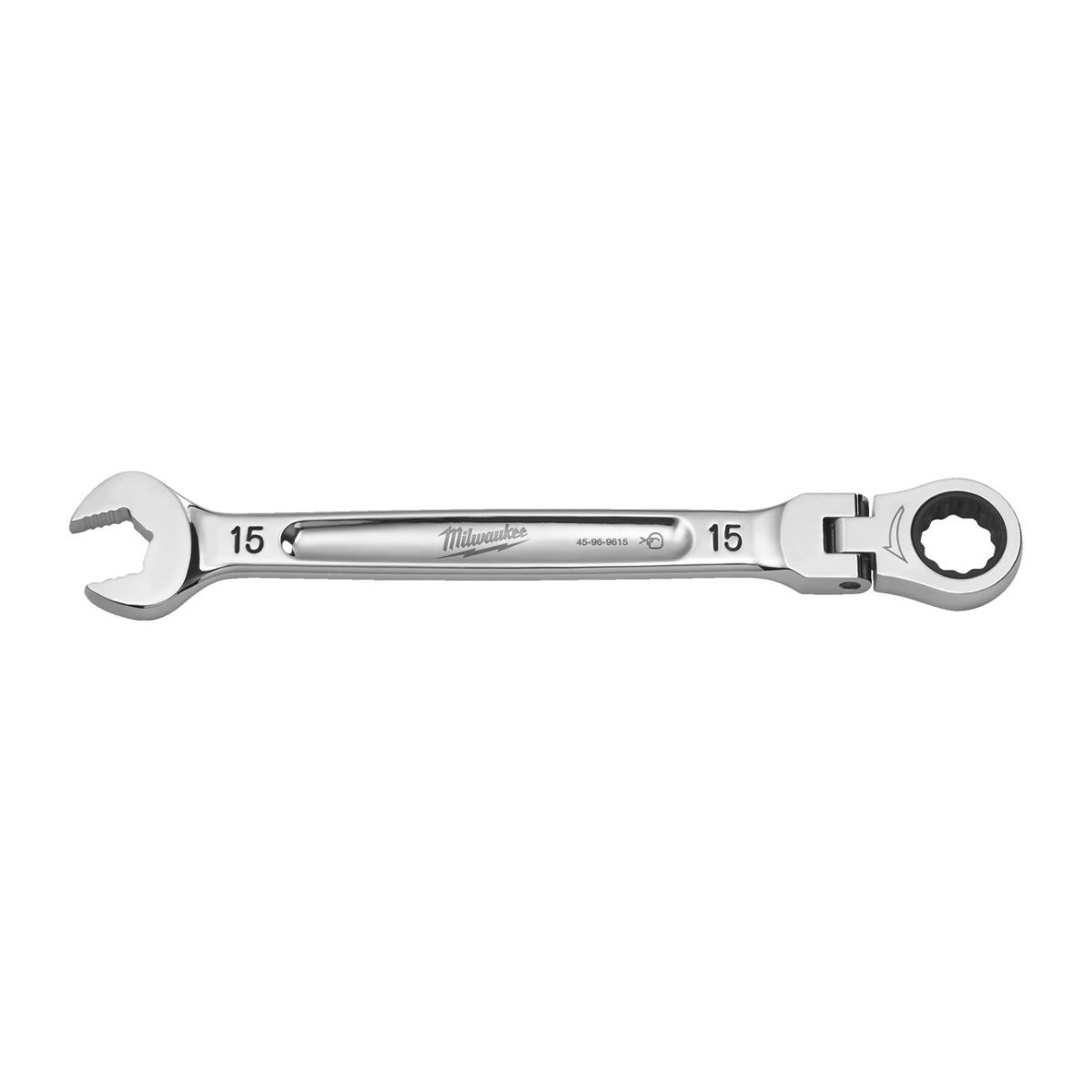 Gelenk-Ratschen-Ringmaulschlüssel 15 mm