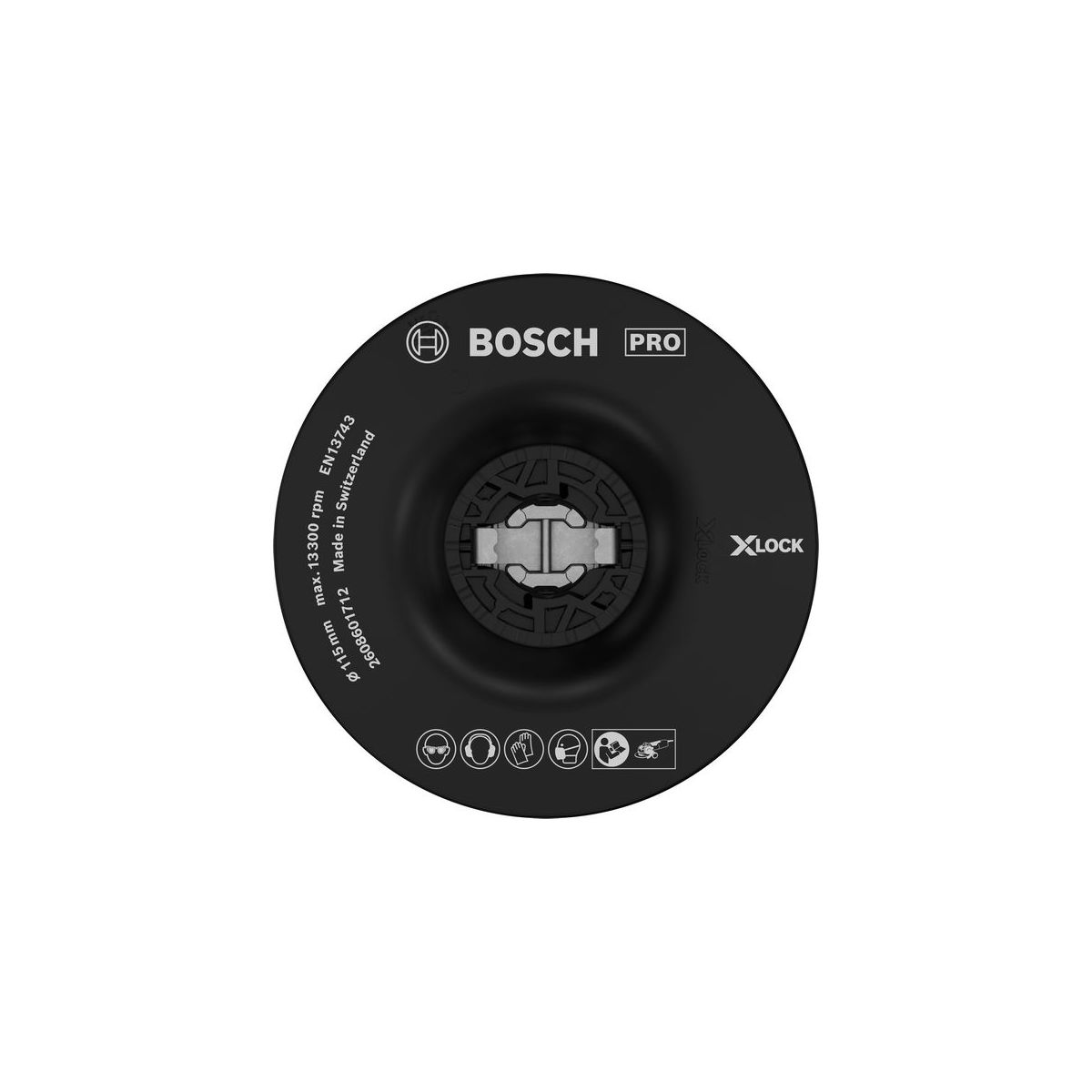 X-LOCK Stützteller, 115 mm, mittelhart